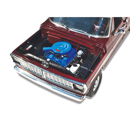 Skill 3 Model Kit 1970 Ford F-100 Custom Cab 4x4 Pickup Truck 1/25 Scale Model by Moebius