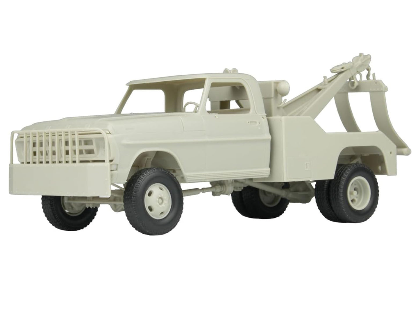 Skill 3 Model Kit 1972 Ford F-350 4x4 Tow Truck High Side Version 1/25 Scale Model by Moebius