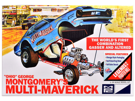 Skill 2 Model Kit Ohio George Montgomery's Multi Maverick Funny Car 1/25 Scale
