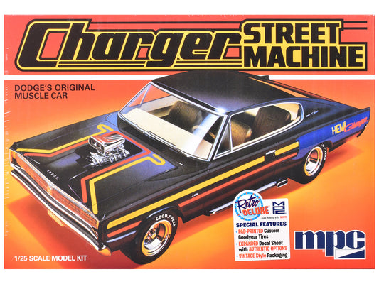 Skill 2 Model Kit 1967 Dodge Charger Street Machine 1/25 Scale Model by MPC T&y