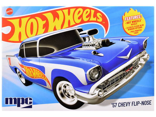 Skill 2 Model Kit 1957 Chevrolet Sedan Flip-Nose "Hot Wheels" 1/25 Scale Model by MPC T&y