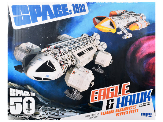 Skill 2 Model Kit Eagle and Hawk War Games Edition "Space: 1999" (1975-1977) TV Series 1/72 Scale Model by MPC T&y