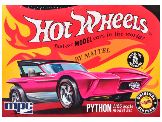 Skill 2 Model Kit Python Car "Hot Wheels" 1/25 Scale Model by MPC T&y