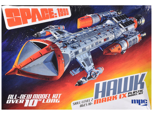 Skill 2 Model Kit Hawk Mark IX Spacecraft "Space: 1999" (1975-1977) TV Series 1/72 Scale Model by MPC T&y