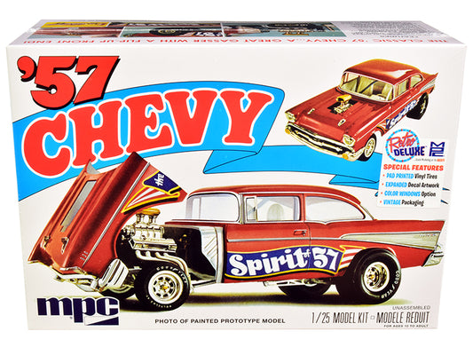 Skill 2 Model Kit 1957 Chevrolet Gasser Flip Nose Spirit 57 1/25 Scale Model
