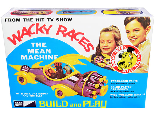 Skill 2 Snap Model Kit Mean Machine Dick Dastardly Muttley Figurines Wacky