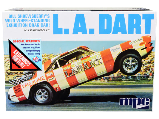 Skill 2 Model Kit Bill Shrewsberry's L.A. Dart Wheelstander Drag Car 1/25 Scale