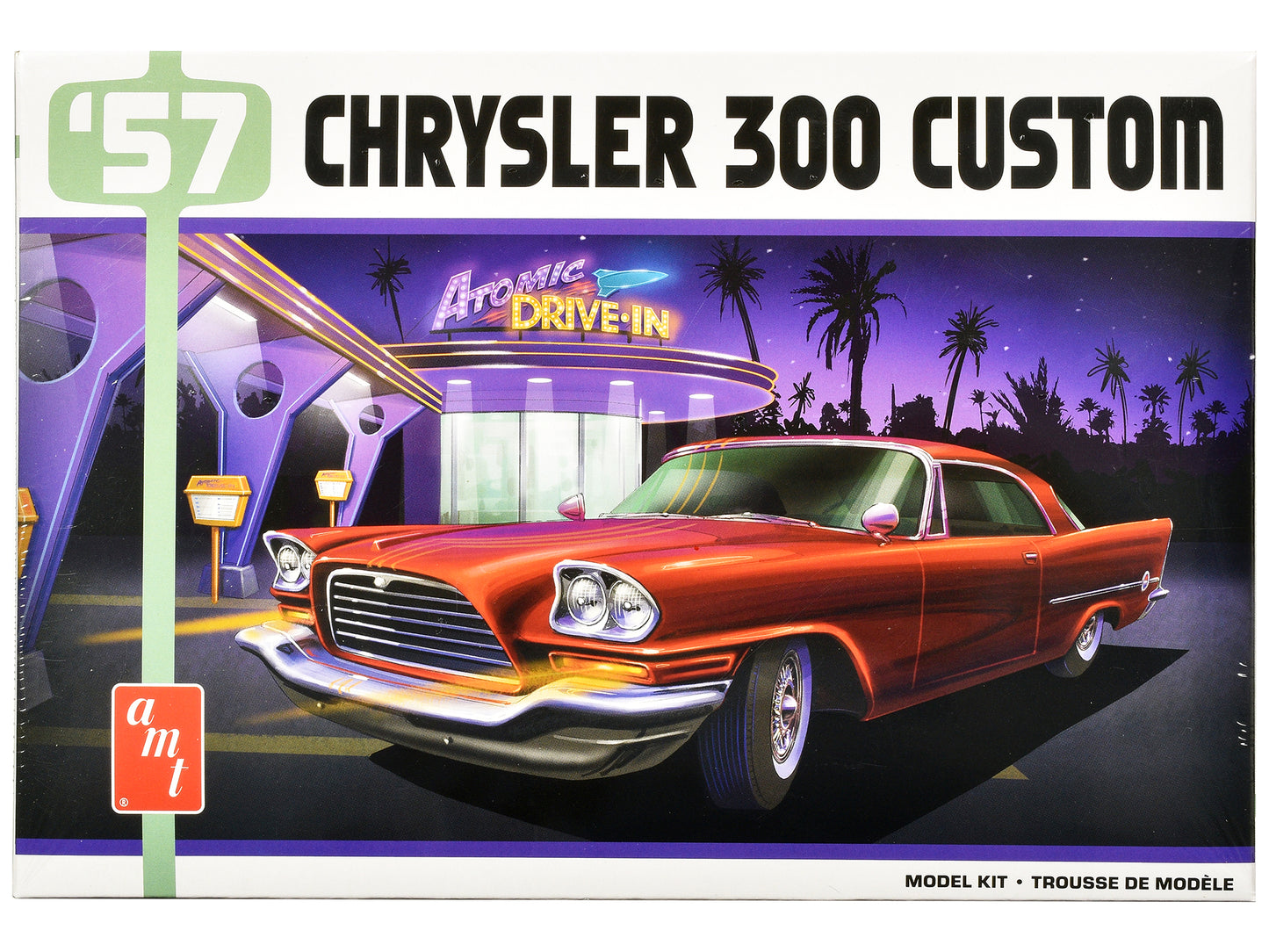 Skill 2 Model Kit 1957 Chrysler 300 Custom 1/25 Scale by AMT <h2>Skill AMT</h2> <p>High-quality diecast car perfect for collectors and enthusiasts. Features detailed interior exterior craftsmanship, r