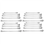Mountain 4SETS- 5 PC METRIC FLEXIBLE REVERSIBLE RATCHET