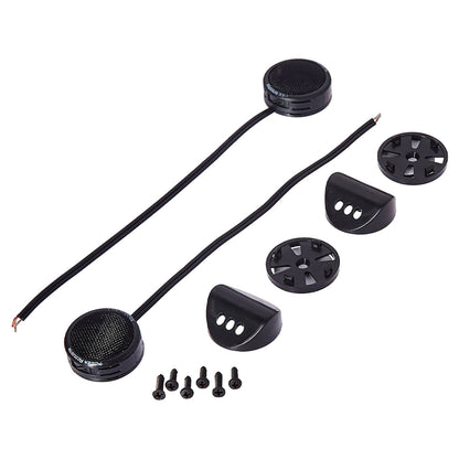 POWER ACOUSTIK 1" TWEETERS (Sold in pairs) 200 WATT2-WAY MOUNT; BUILT-IN XOVER