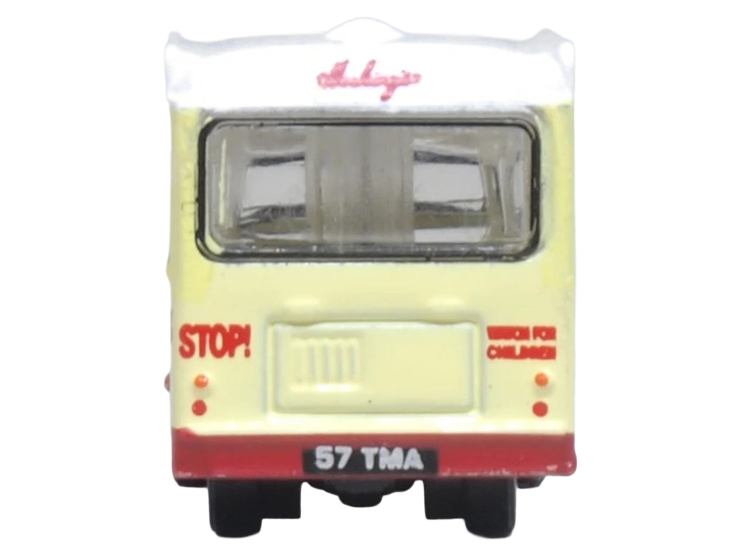 Bedford CA Ice Cream Van "Hockings Dairy Cream Ice" Cream with White Top 1/148 (N) Scale Diecast Model Car by Oxford Diecast