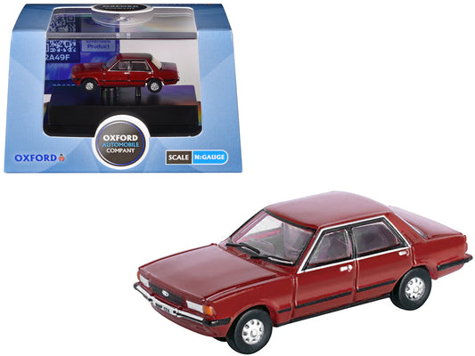 Ford Cortina MKV RHD (Right Hand Drive) Cardinal Red 1/148 (N) Scale T&y Diecast Model Car by Oxford T&y Diecast