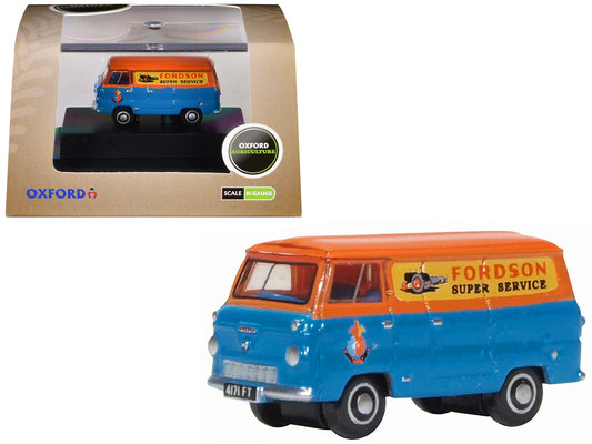 Ford 400E Van RHD (Right Hand Drive) "Fordson Super Service" Blue and Orange 1/148 (N) Scale T&y Diecast Model Car by Oxford T&y Diecast