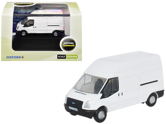 2006 Ford Transit LWB High Roof Van White 1/148 (N) Scale T&y Diecast Model Car by Oxford T&y Diecast