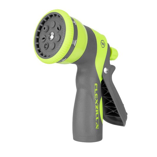 FlexzillaÂ® Heavy Duty 7-Pattern Adjustable Pistol Grip Garden Hose Nozzle (Boxed)
