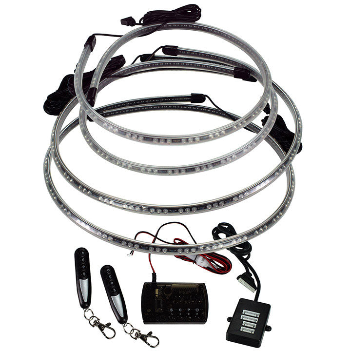Pipedream Multi-Color LED Flexible Slimline Flat Underbody Kit with Remote