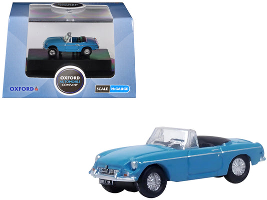 MG MGB Roadster RHD (Right Hand Drive) Iris Blue 1/148 (N) Scale T&y Diecast Model Car by Oxford T&y Diecast