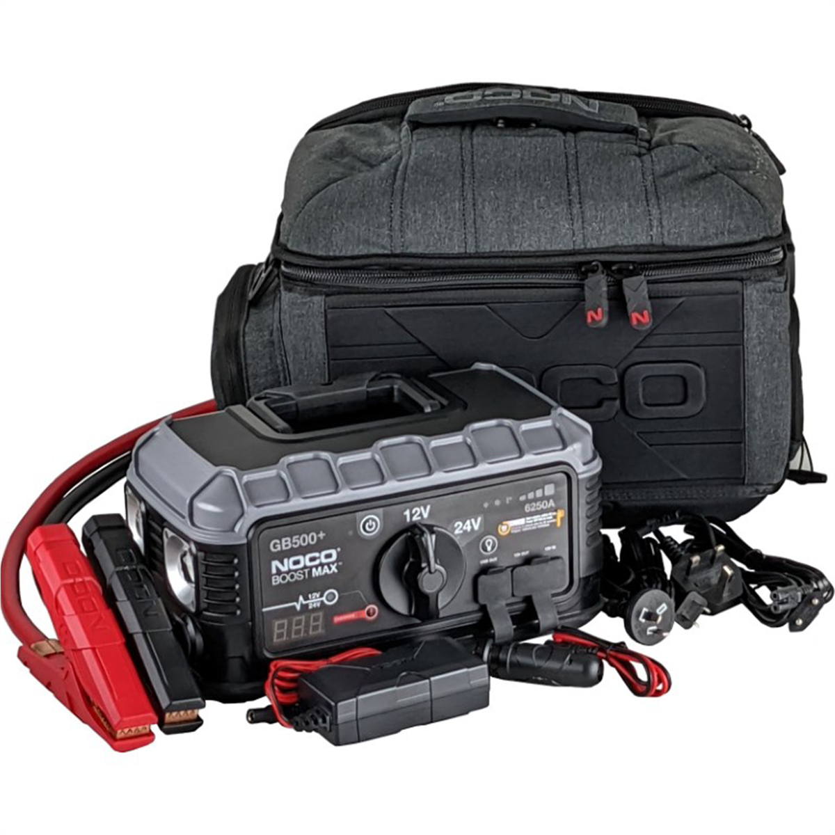 NOCO Company GB500+ Boost Max 6250A 12V/24V UltraSafe Lithium Jump Starter and