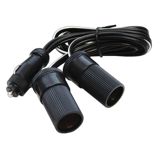 Nippon Lighter Plug to (2) Female Jacks