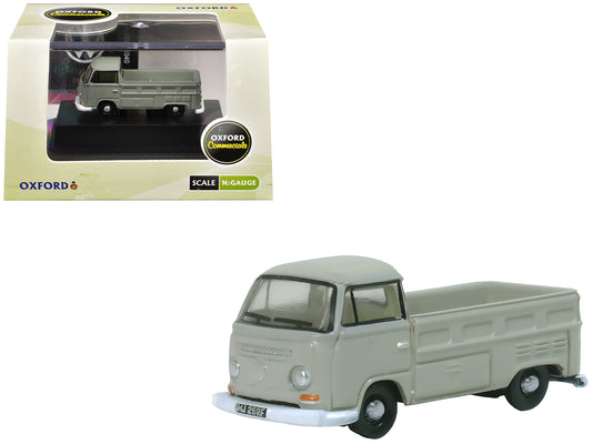 Volkswagen T2 Pickup Truck Light Gray 1/148 (N) Scale T&y Diecast Model Car by Oxford T&y Diecast
