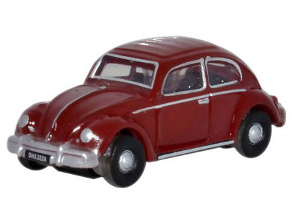 Volkswagen Beetle Ruby Red 1/148 (N) Scale T&y Diecast Model Car by Oxford T&y Diecast