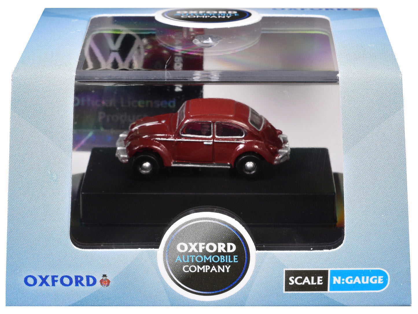 Volkswagen Beetle Ruby Red 1/148 (N) Scale T&y Diecast Model Car by Oxford T&y Diecast