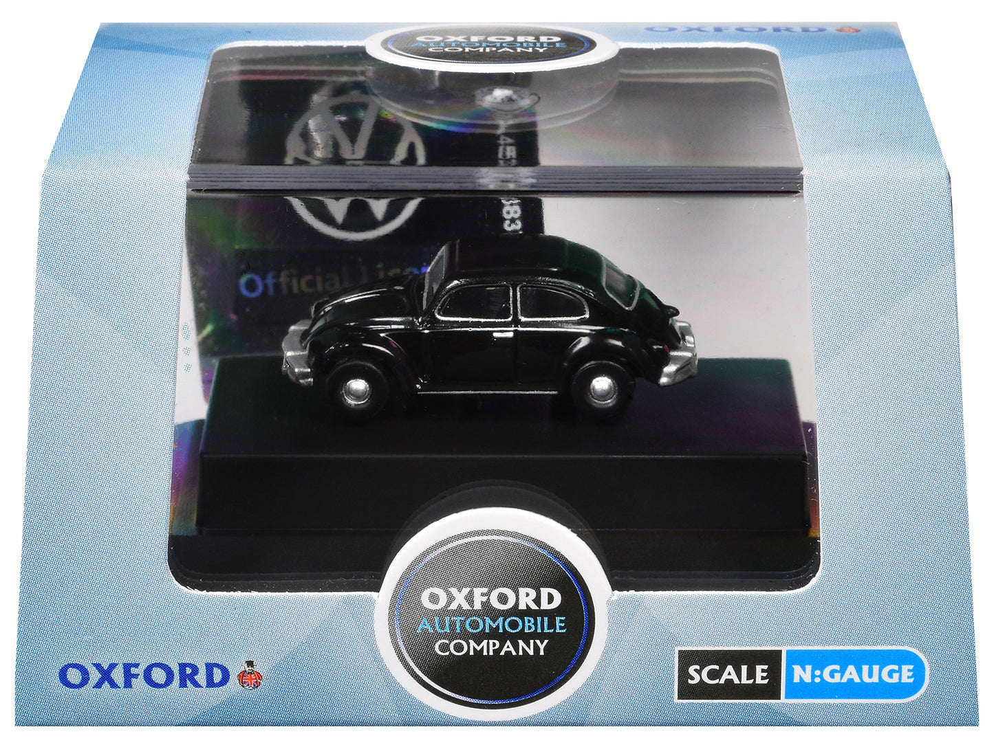 Volkswagen Beetle Black 1/148 (N) Scale Diecast Model Car by Oxford Diecast