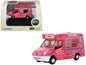 Whitby Mondial Ice Cream Van "Tonibell" Pink with Graphics 1/76 (OO) Scale T&y Diecast Model Car by Oxford T&y Diecast