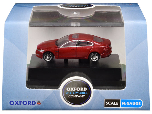 Jaguar XF RHD (Right Hand Drive) Carnelian Red 1/148 (N) Scale T&y Diecast Model Car by Oxford T&y Diecast