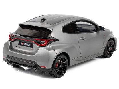 2024 Toyota GR Yaris Precious Metal Gray Metallic Limited Edition to 999 pieces Worldwide 1/18 Model Car by Otto Mobile
