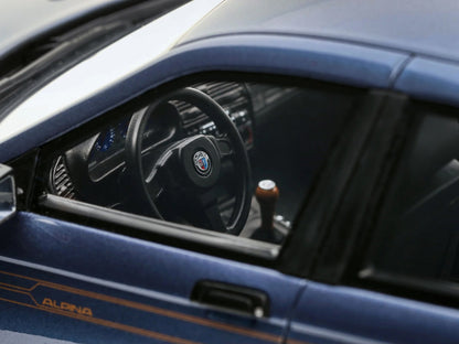 1992 BMW Alpina B6 2.8 Alpina Blue Metallic Limited Edition to 2500 pieces Worldwide 1/18 Model Car by Otto Mobile