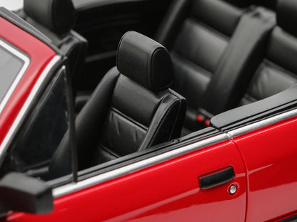 1986 BMW 325i Convertible Bright Red Limited Edition to 2000 pieces Worldwide 1/18 Model Car by Otto Mobile