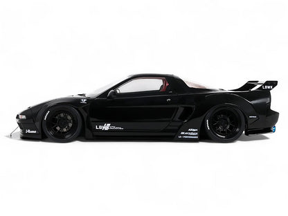 2020 Honda NSX (NA1) LB-Works Black with Red Interior Limited Edition to 2000 pieces Worldwide 1/18 Model Car by Otto Mobile T&y