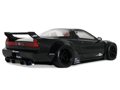 2020 Honda NSX (NA1) LB-Works Black with Red Interior Limited Edition to 2000 pieces Worldwide 1/18 Model Car by Otto Mobile T&y