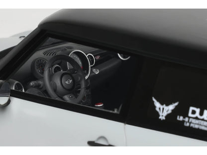 2015 Mini Cooper R56 LB-Works "LB Nation" Gray with Black Top Limited Edition to 999 pieces Worldwide 1/18 Model Car by Otto Mobile T&y