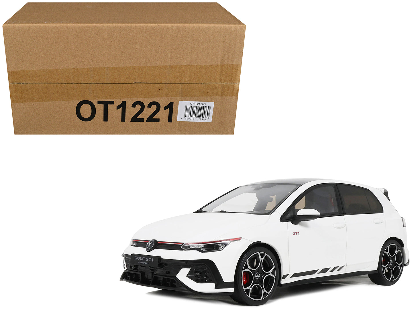 2024 Volkswagen Golf Mk.8 GTi Clubsport Pure White Limited Edition to 999 pieces Worldwide 1/18 Model Car by Otto Mobile T&y