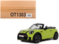 2021 Mini JCW Cabrio Zesty Yellow with Black Stripes 1/18 Model Car by Otto Mobile T&y