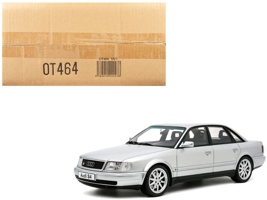 Audi S4 (C4) 4.2 V8 Crystal Silver Metallic Limited Edition to 2000 pieces Worldwide 1/18 Model Car by Otto Mobile T&y