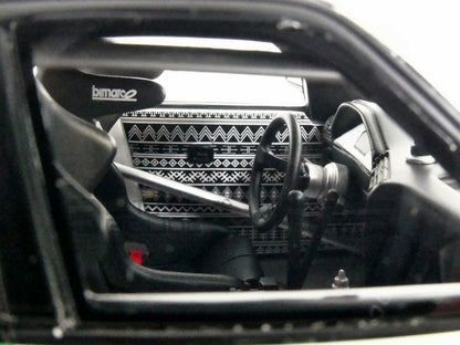 2023 BMW E30 V8 Drift "Red Bull Driftbrothers" Blue and Silver with Graphics Limited Edition to 3000 pieces Worldwide 1/18 Model Car by Otto Mobile