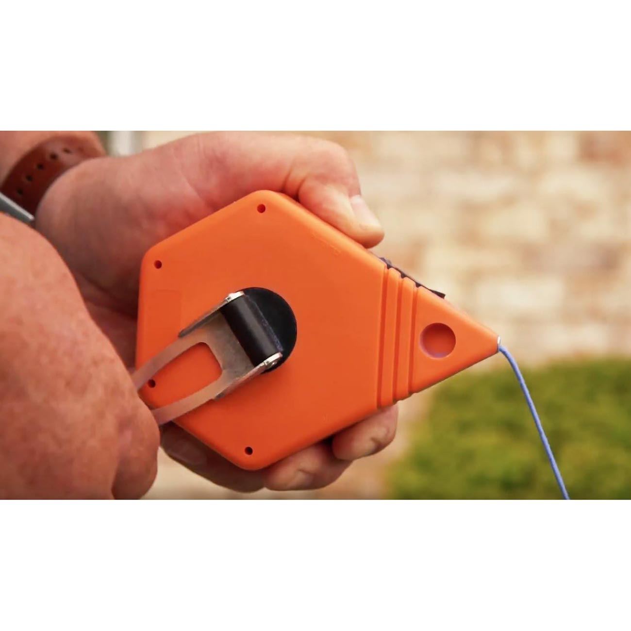 Keson Octagonal Chalk Bold Line Reel (1.5mm Thick String) - 100 ft.