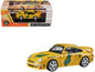 RUF CTR2 #9 Yellow Graphics 1/64 Diecast Model Car - Paragon
