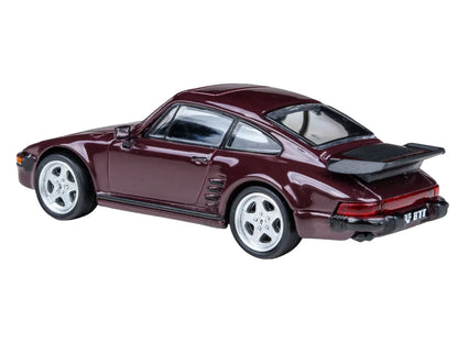 1986 RUF BTR Slantnose Ruby Red Metallic 1/64 Diecast Model Car by Paragon Models