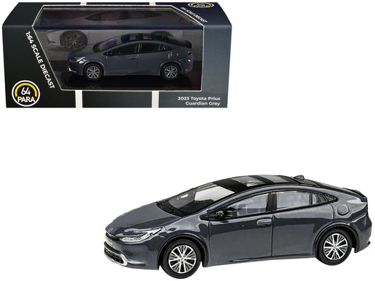 2023 T&yota Prius Guardian Gray 1/64 T&y Diecast Model Car by Paragon Models