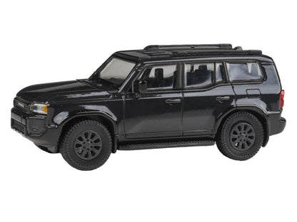 2025 Toyota Land Cruiser 250 Black 1/64 Diecast Model Car - Paragon