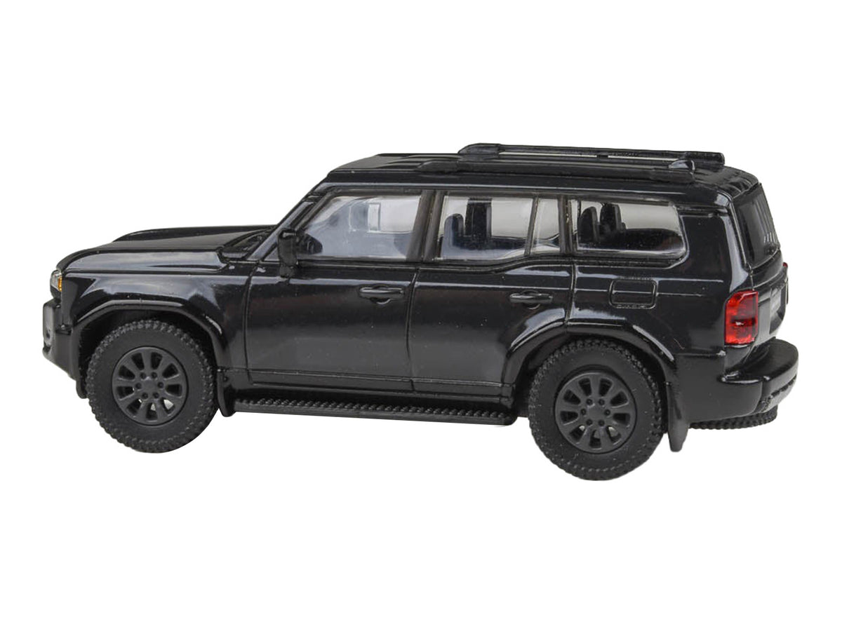 2025 Toyota Land Cruiser 250 Black 1/64 Diecast Model Car - Paragon