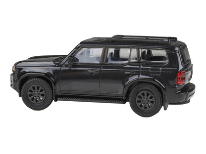 2025 Toyota Land Cruiser 250 Black 1/64 Diecast Model Car - Paragon