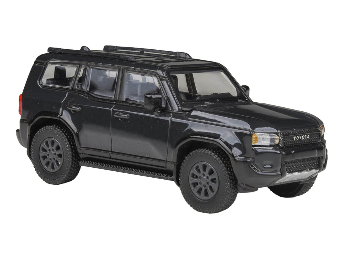 2025 Toyota Land Cruiser 250 Black 1/64 Diecast Model Car - Paragon