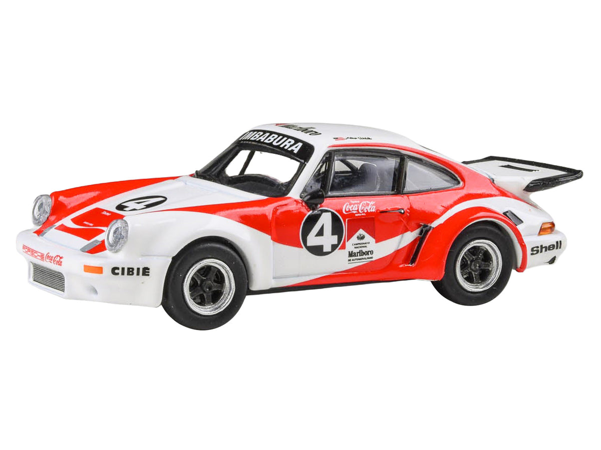 1976 Porsche 911 Carrera RSR 3.0 Ecuador #4 1/64 Diecast Model Car - Paragon