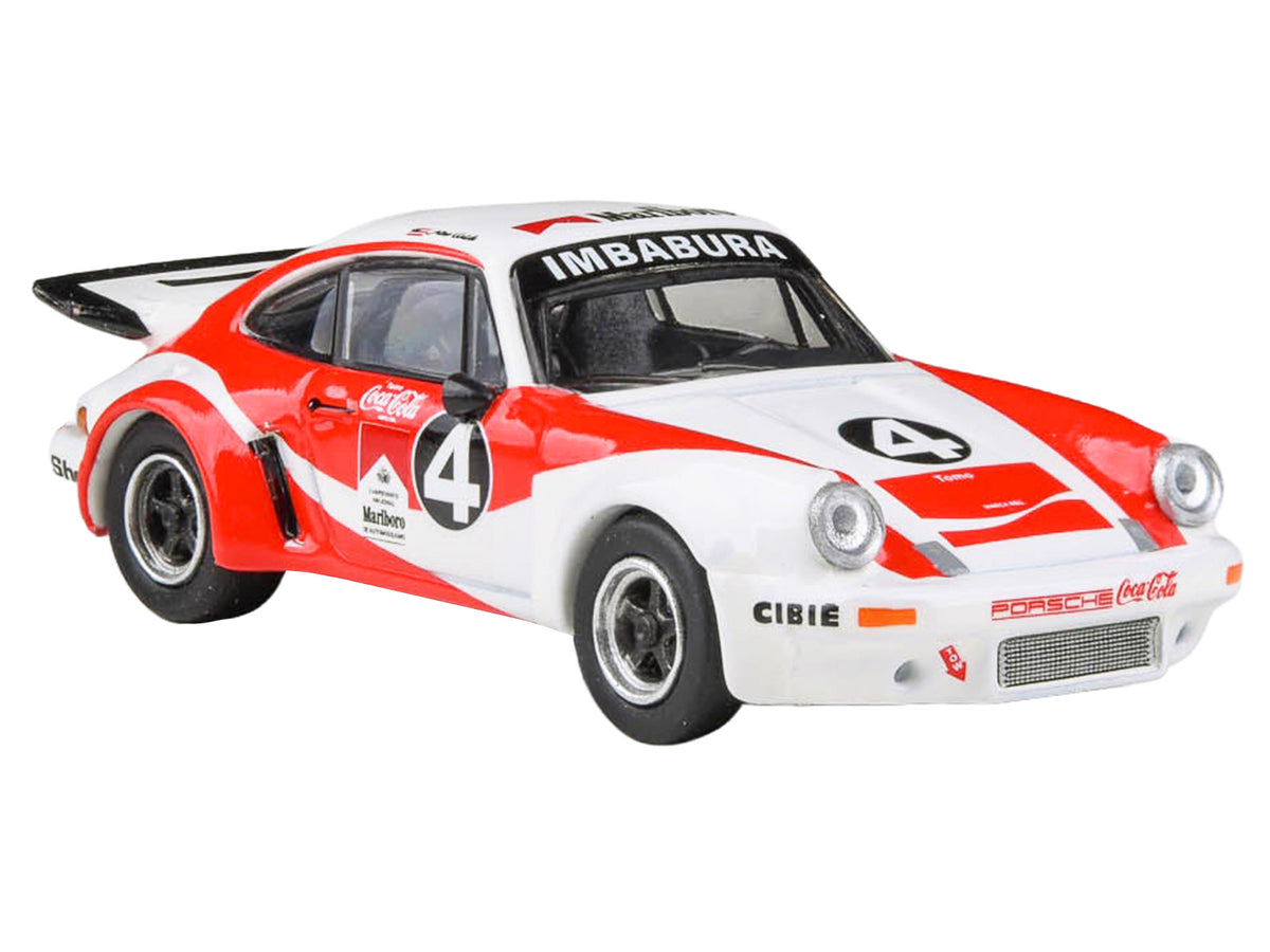 1976 Porsche 911 Carrera RSR 3.0 Ecuador #4 1/64 Diecast Model Car - Paragon