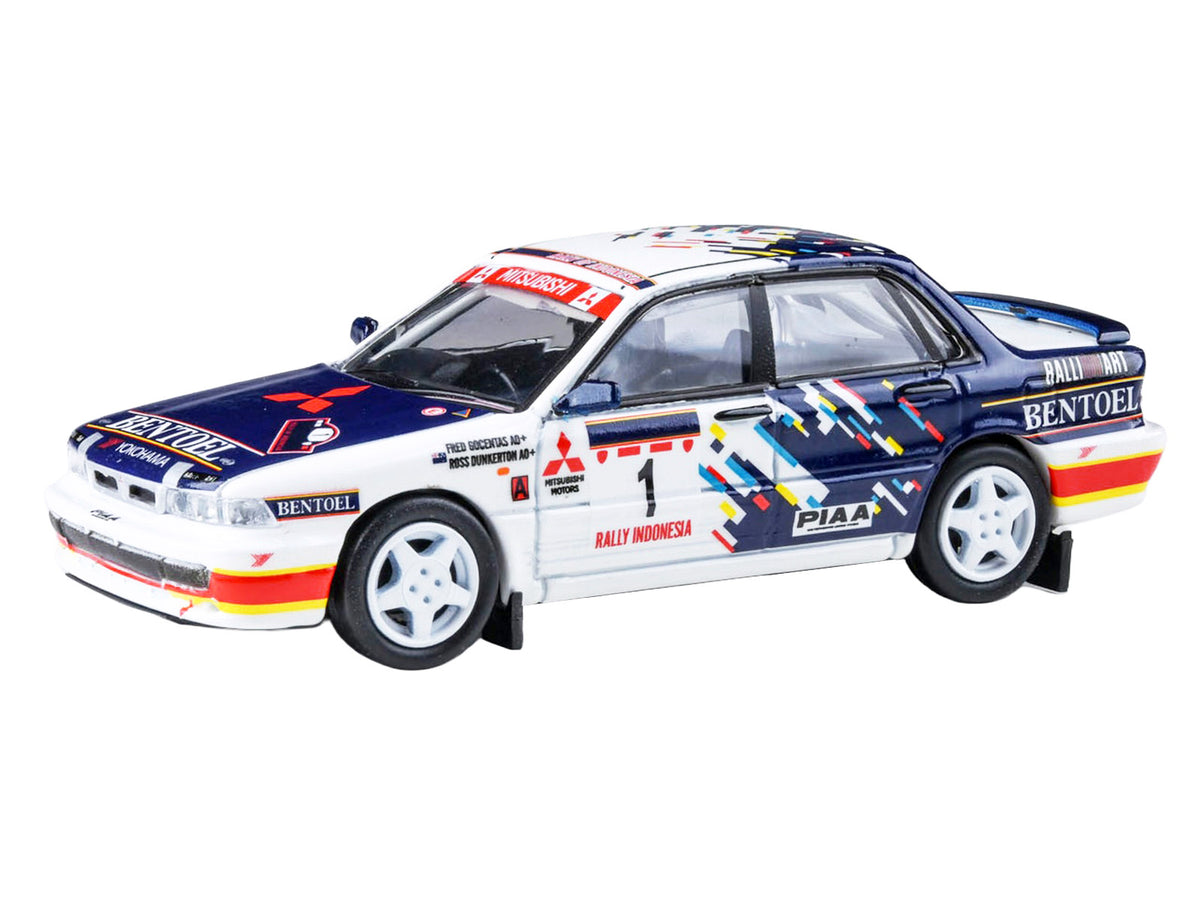 Mitsubishi Galant VR-4 RHD #1 Ross Dunkerton - 1/64 Diecast Model Car - Paragon